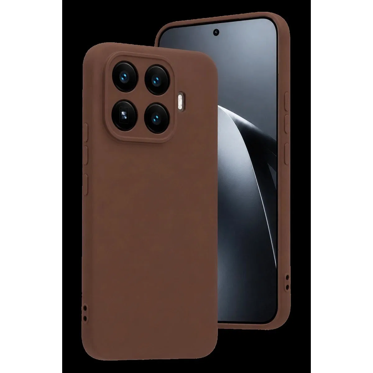Xiaomi Mi 17t Pro First Silikon - Kahverengi