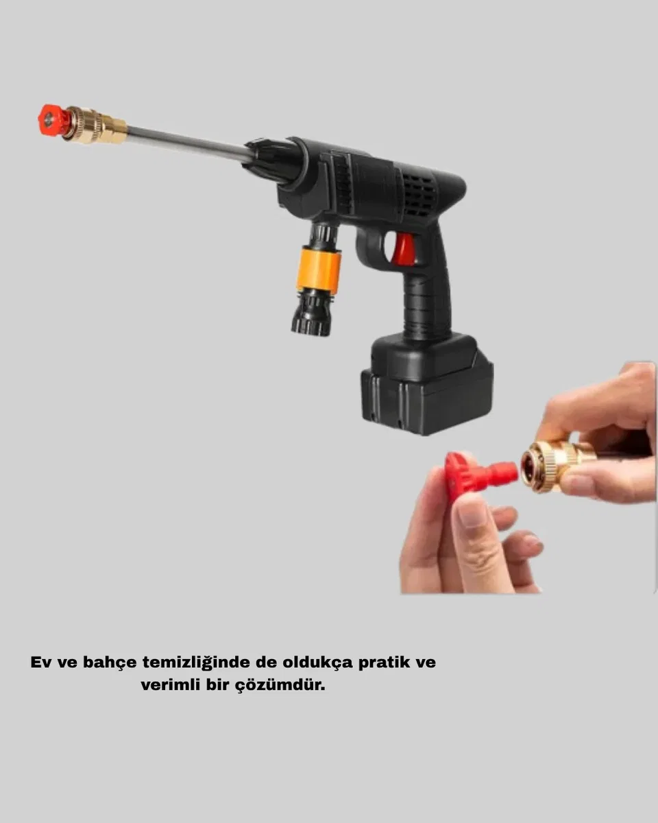 Taşınabilir Akülü Araba Yıkama Makinesi 1. 7 MPa Basınçlı ve Ergonomik Tasarımlı görsel 5