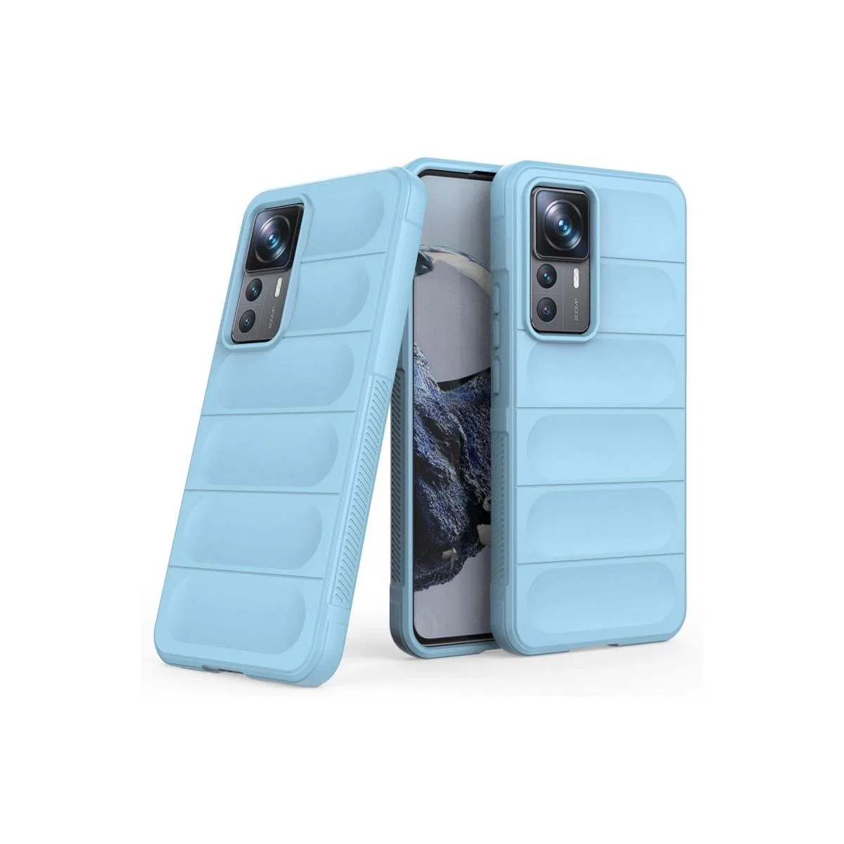 Xiaomi Mi 12t Pro Kılıf Optimum Silikon - Sky Blue görsel 2