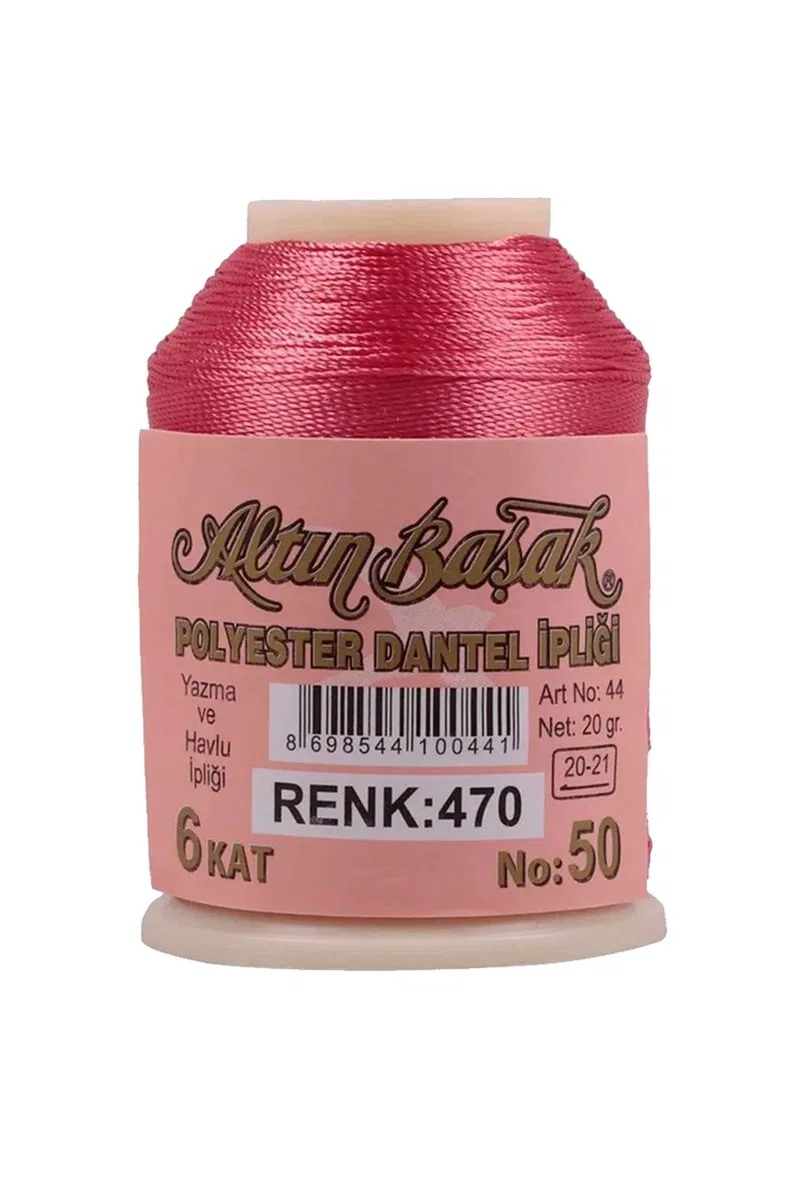 3 Adet Altınbaşak Oya ve Dantel İpi 20 gr - Royaleks - No: 470 görsel 3