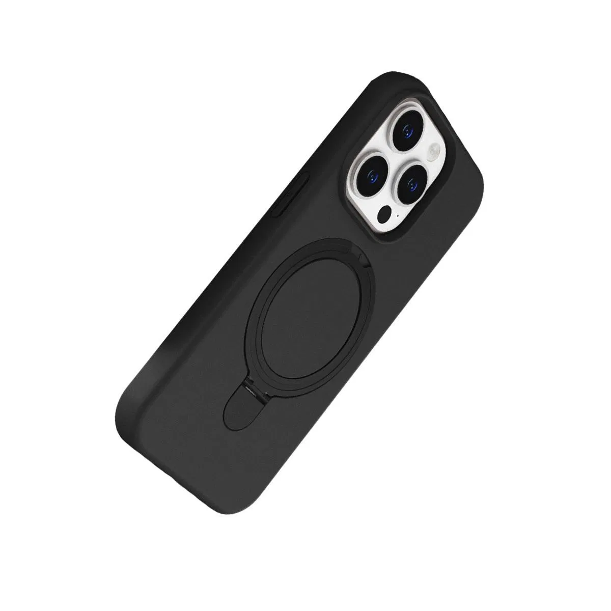 Apple İphone 14 Pro Max Regal Magsafe Standlı Kapak - Siyah görsel 3