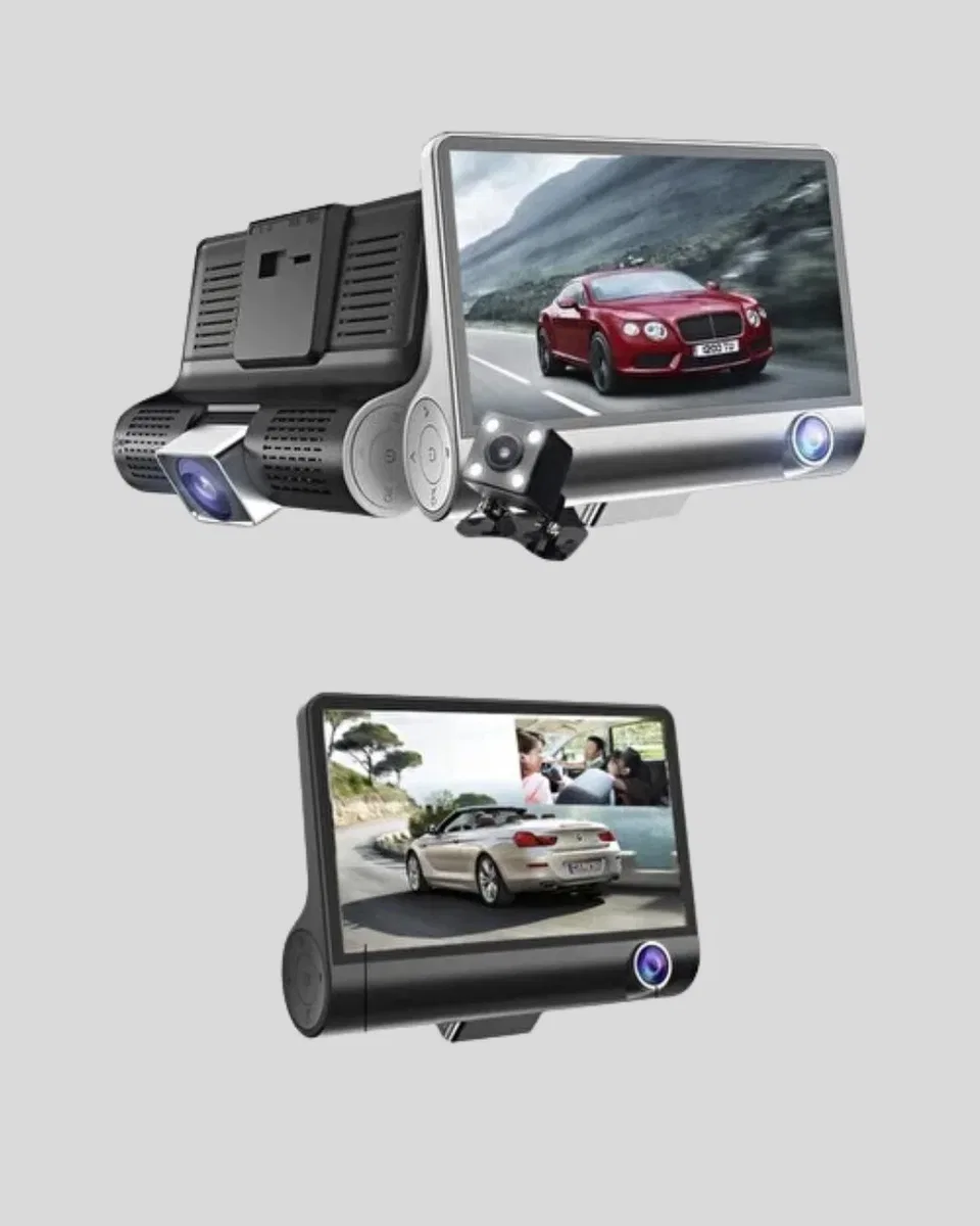 Araç Kamerası 3’lü Full HD DVR 1080P Gece Görüşlü ve G-Sensörlü görsel 2