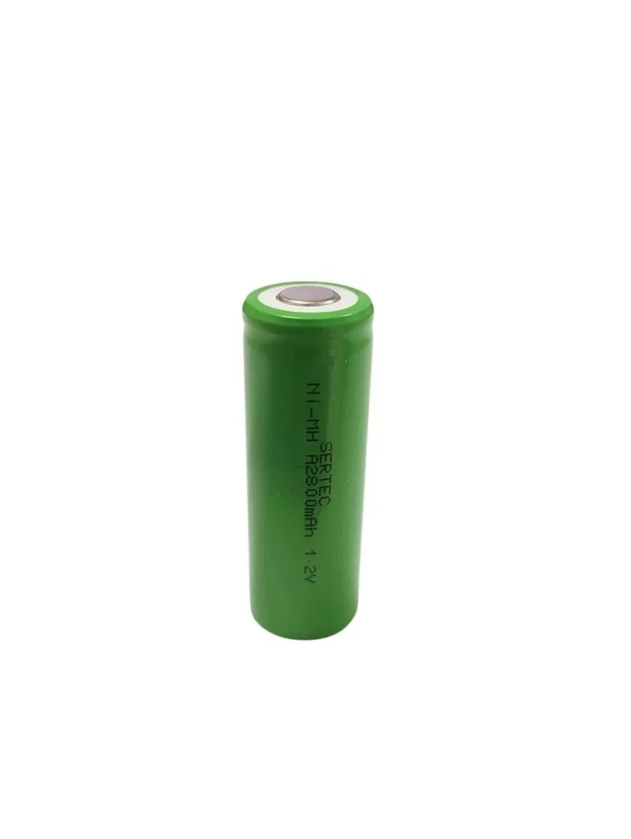 Sertec - 1. 2v 2800 Mah - A Size - Ni-mh Şarjlı Pil - (başsız / Flat Head)