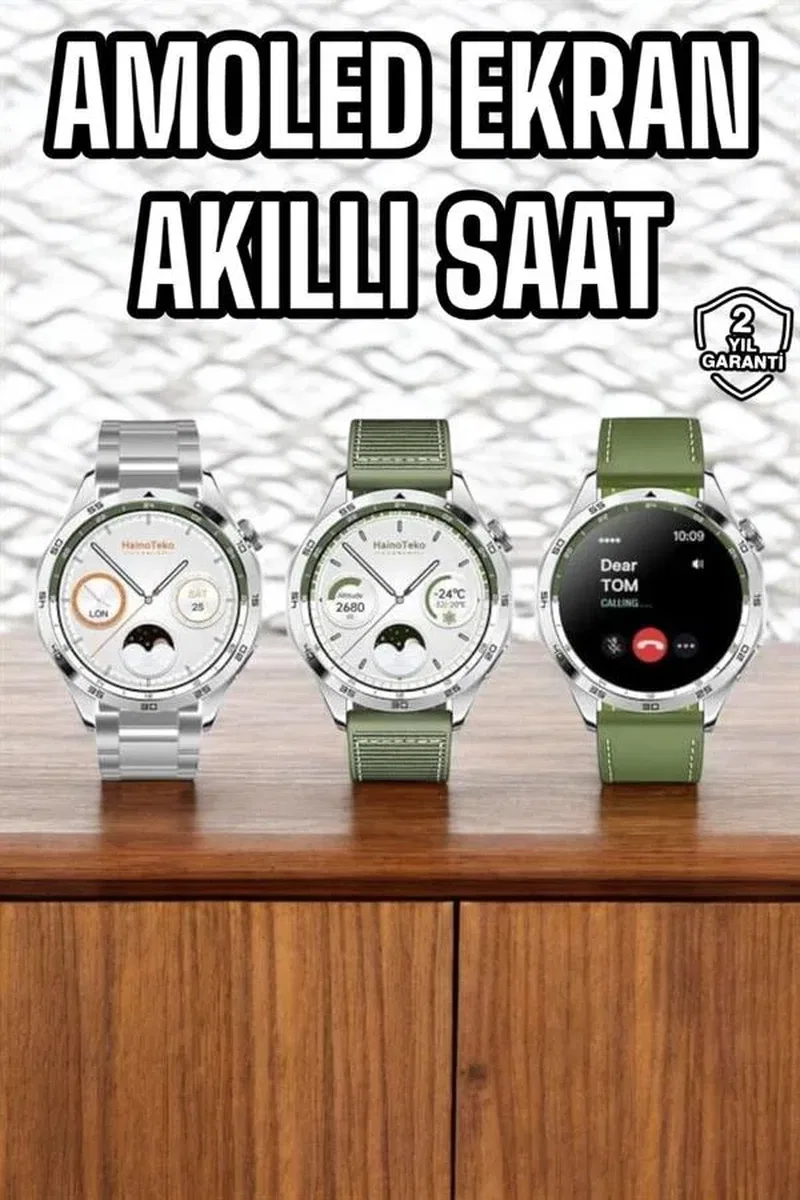 Akıllı Saat Sesli Görüşme Uyku ve Sağlık Takibi NFC Uyumlu görsel 2
