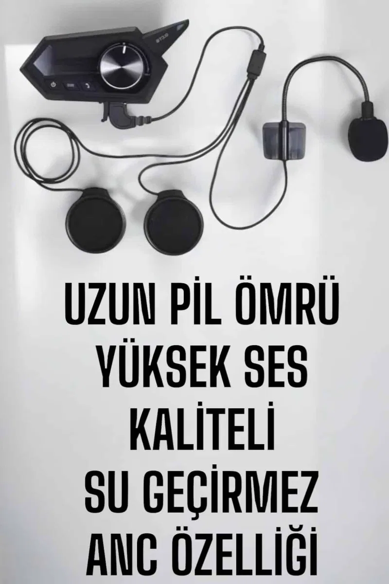 BT18 İntercom Kask Kulaklığı Motorcu Kulaklığı ANC Özelliği görsel 2