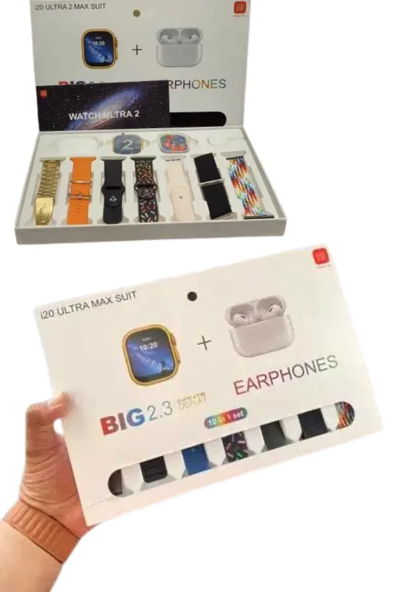 9 Ultra Akıllı Saat 49mm 2inç Ekran 7 Kordonlu ve Bluetooth Kulaklık görsel 4