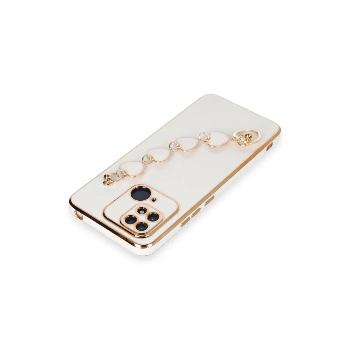 Xiaomi Redmi 10c Kılıf Esila Silikon - Beyaz görsel 3