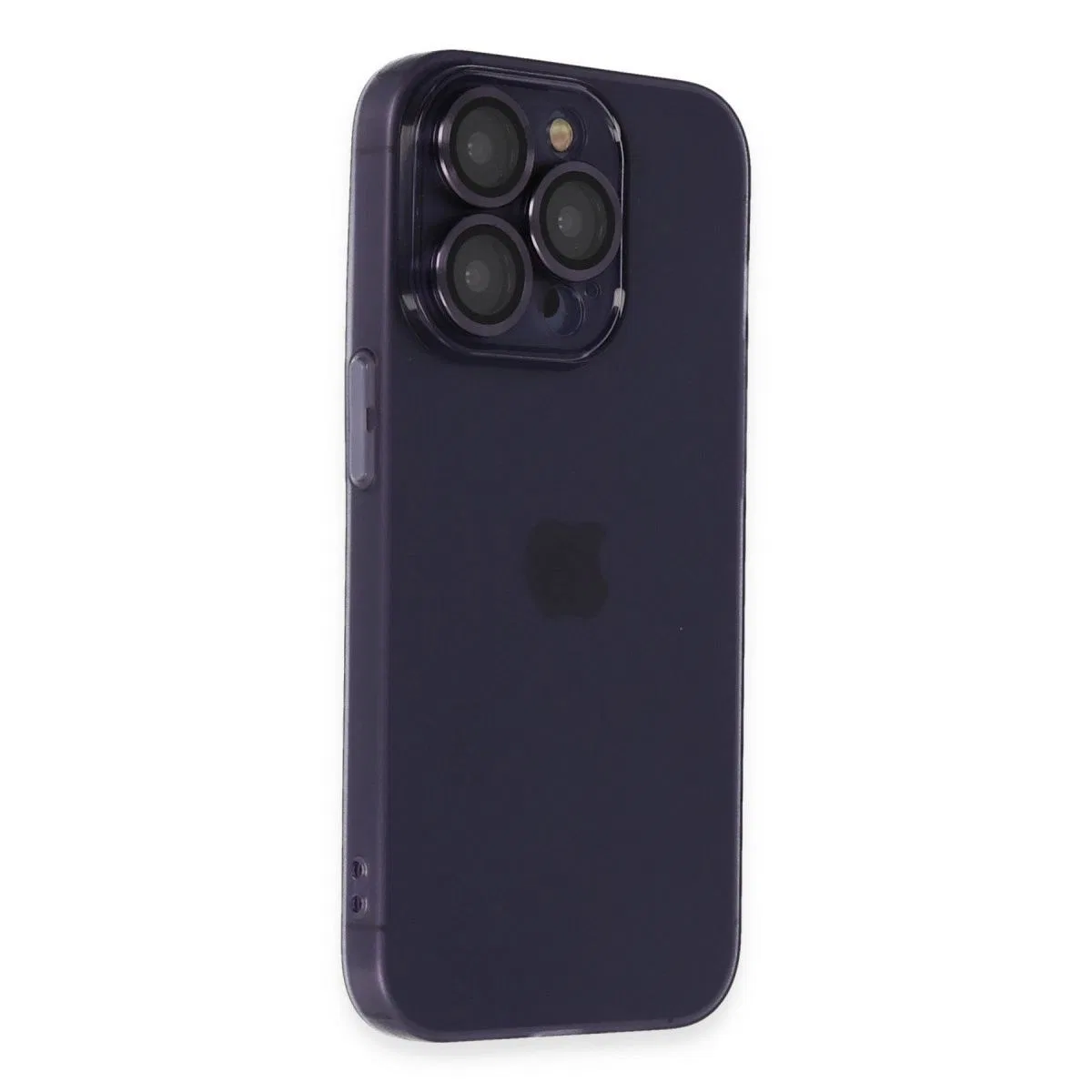 Apple İphone 14 Pro Max Kılıf Luko Lens Silikon - Siyah görsel 2