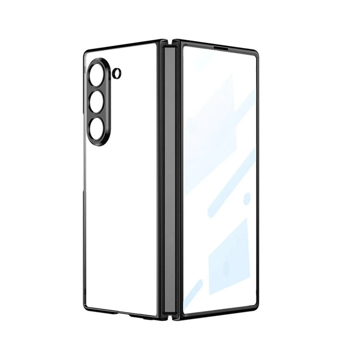 Samsung Galaxy Z Fold 5 Kılıf Fold Element Kapak - Siyah