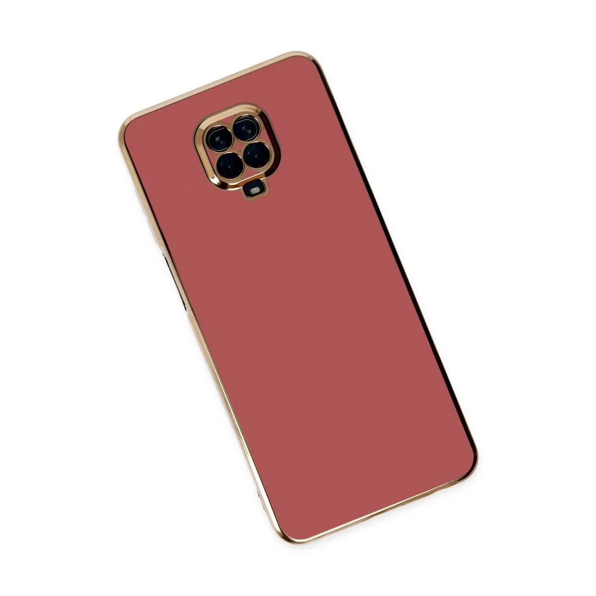 Xiaomi Redmi Note 9 Pro Kılıf Volet Silikon - Kırmızı görsel 3