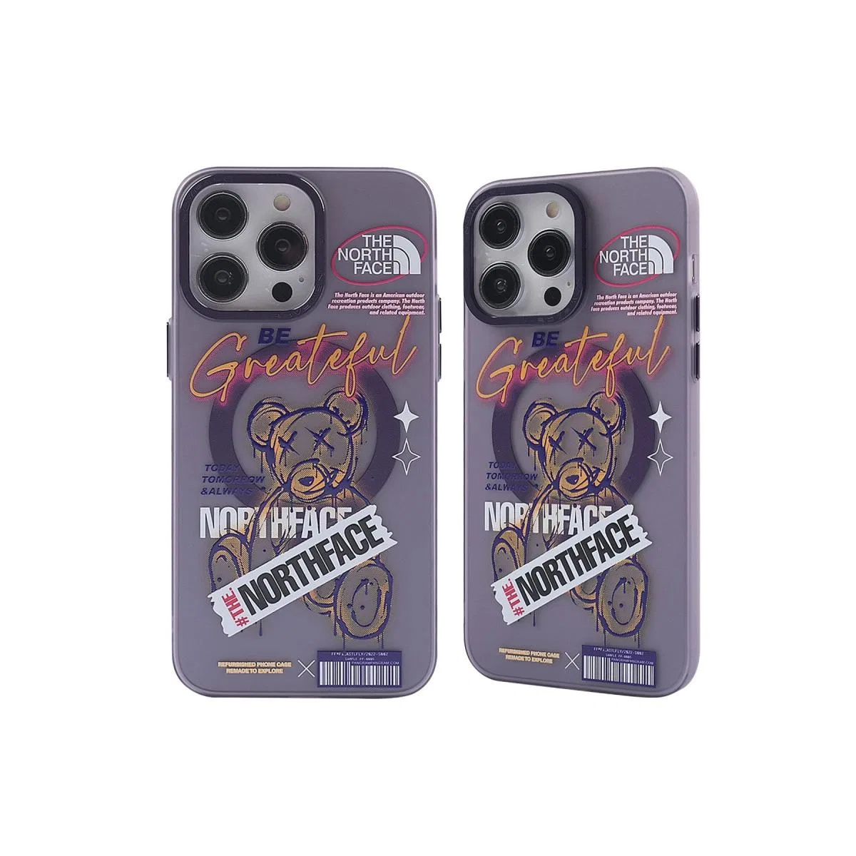 Apple İphone 14 Pro Kılıf Apollo Magneticsafe Desenli Kapak - Apollo Mor - 2