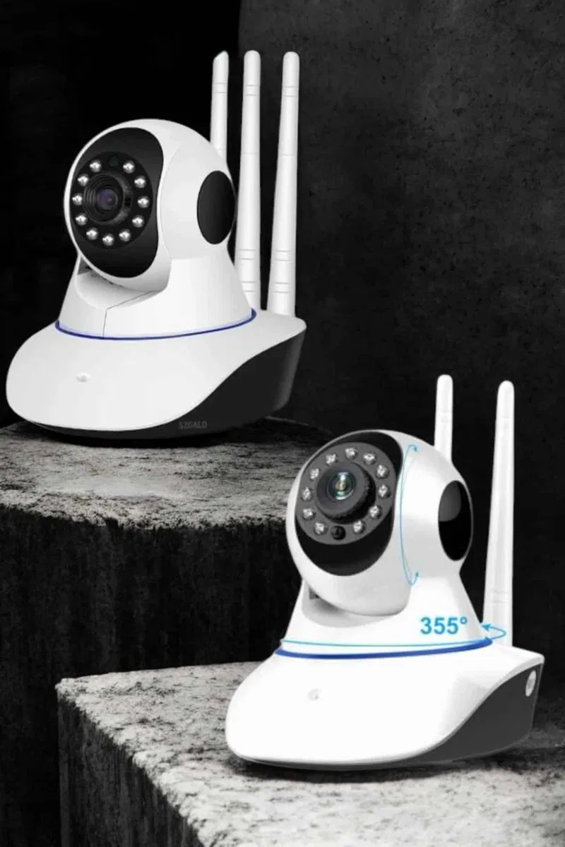 Wifi Kamerası Çift Yönlü Bebek Güvenlik Kamerası Gece Görüşlü görsel 5