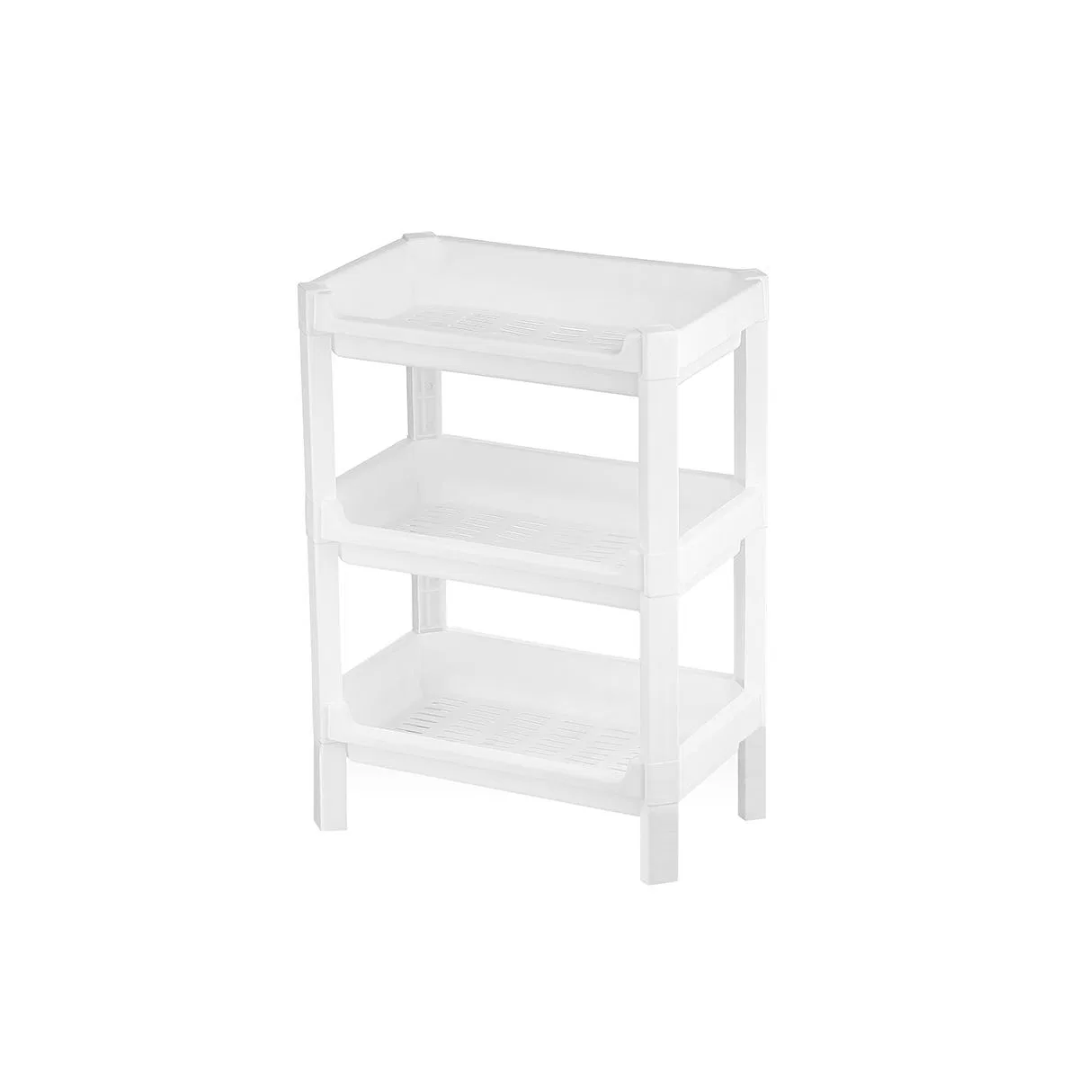 3 Katlı Geniş Sepet Organizer Raf Ünitesi 510x205x685 mm görsel 2