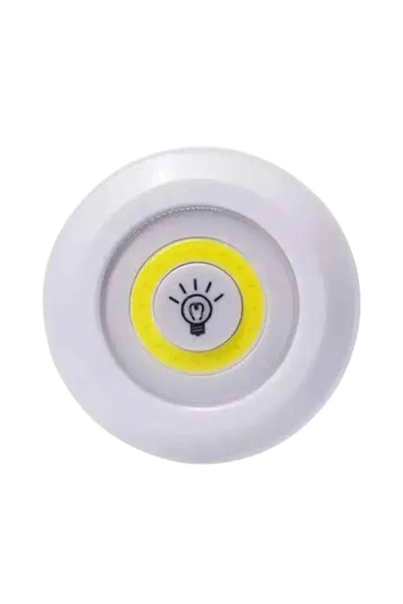 Led Lamba 3'lü Uzaktan Kumandalı Yapışkanlı görsel 3