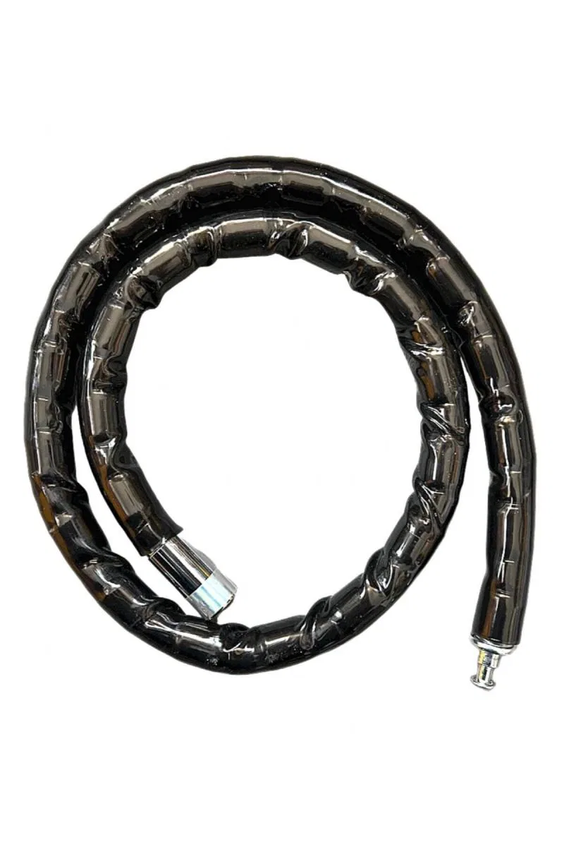 Yuma Ym-752 Motorsiklet Kilidi Anahtarlı Körüklü Siyah ( Boy: 120cm-çap: 22mm ) görsel 3