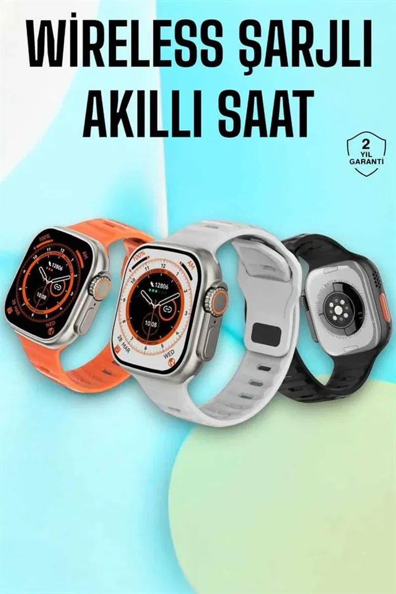 Akıllı Saat Nabız Ölçebilen Yeni Nesil GPS ve Adımsayar Özelliği (Kopya) görsel 2