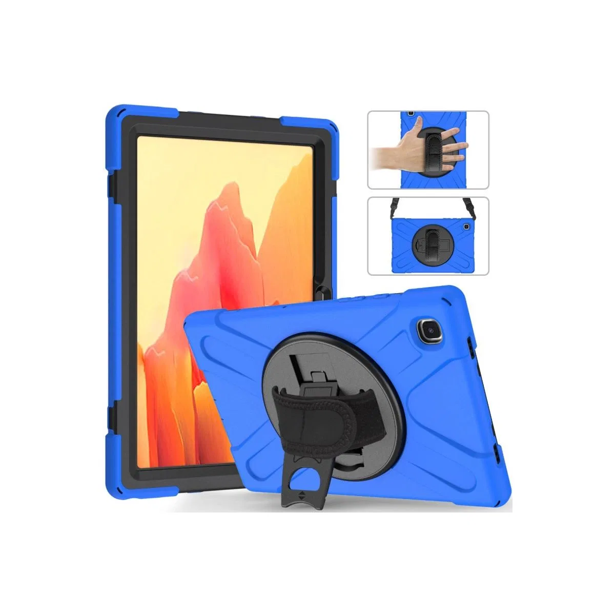 Samsung Galaxy T220 Tab A7 Lite 8. 7 Kılıf Amazing Tablet Kapak - Mavi görsel 2