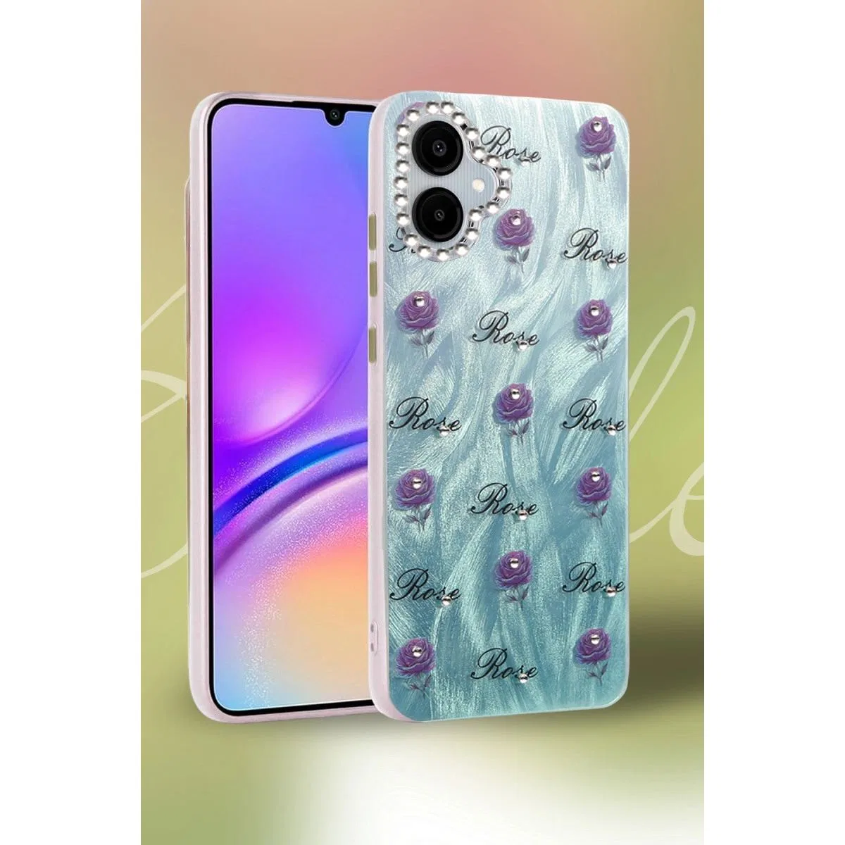Samsung Galaxy A06 Kılıf Blade Aynalı Desenli Kapak - Desen 5 görsel 2