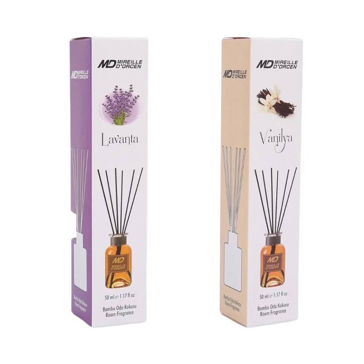 Yuvarlak Şişe Bambu Oda Kokusu 50 ml