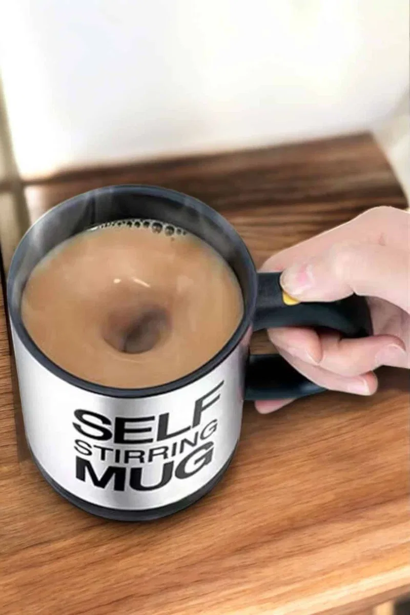 Mikser Kupa Yazılı Mug Bardak Karıştırma Özelliği görsel 2