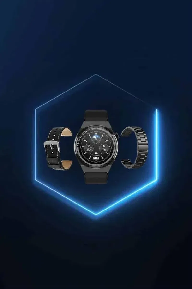 ANC Özellikli Bluetooth Kulaklık ve Amoled Ekran Akıllı Saat Uyku ve Sağlık Takibi Nabız Ölçer görsel 3