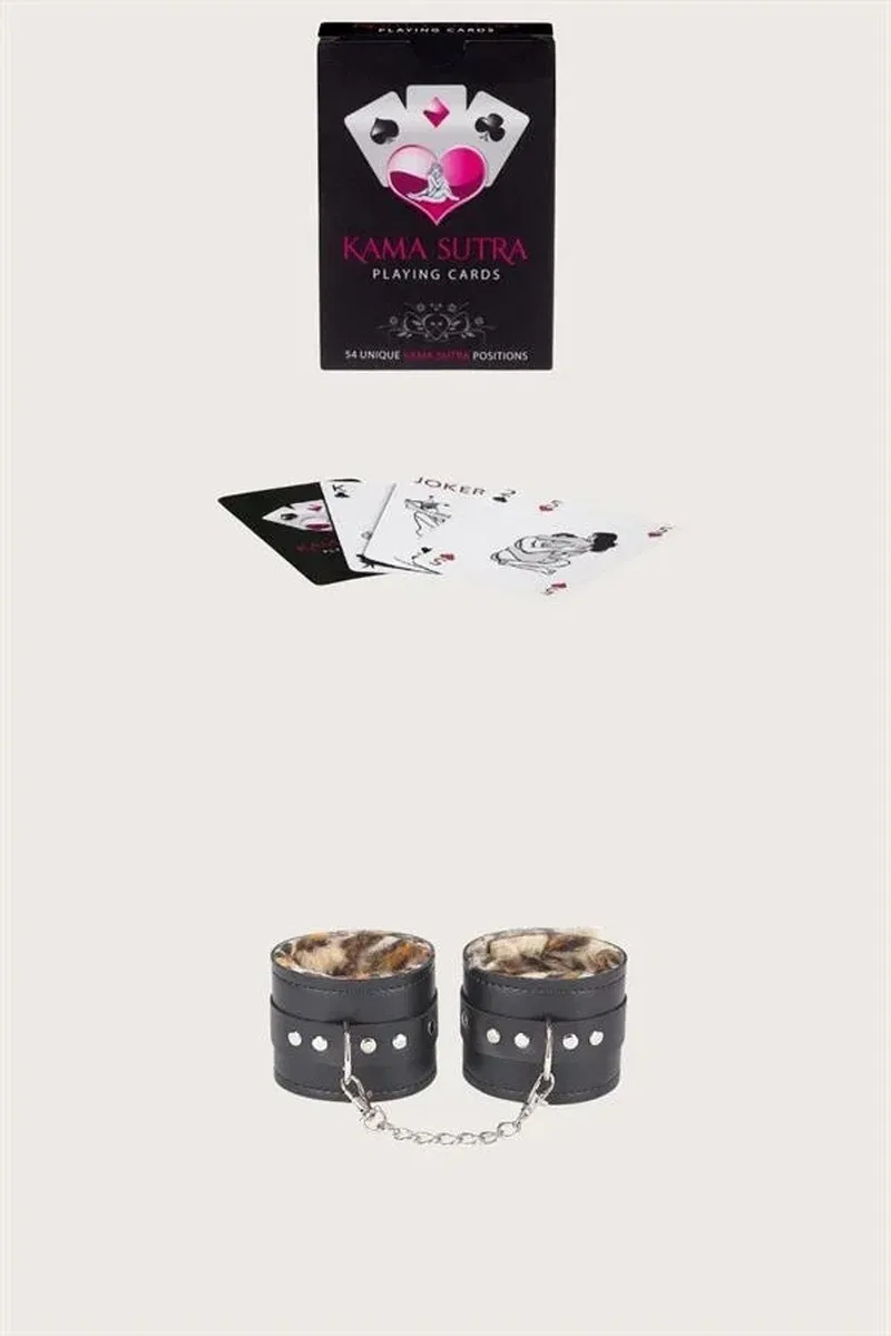 Görselli Oyun Kartı Kama Sutra Leopar Set