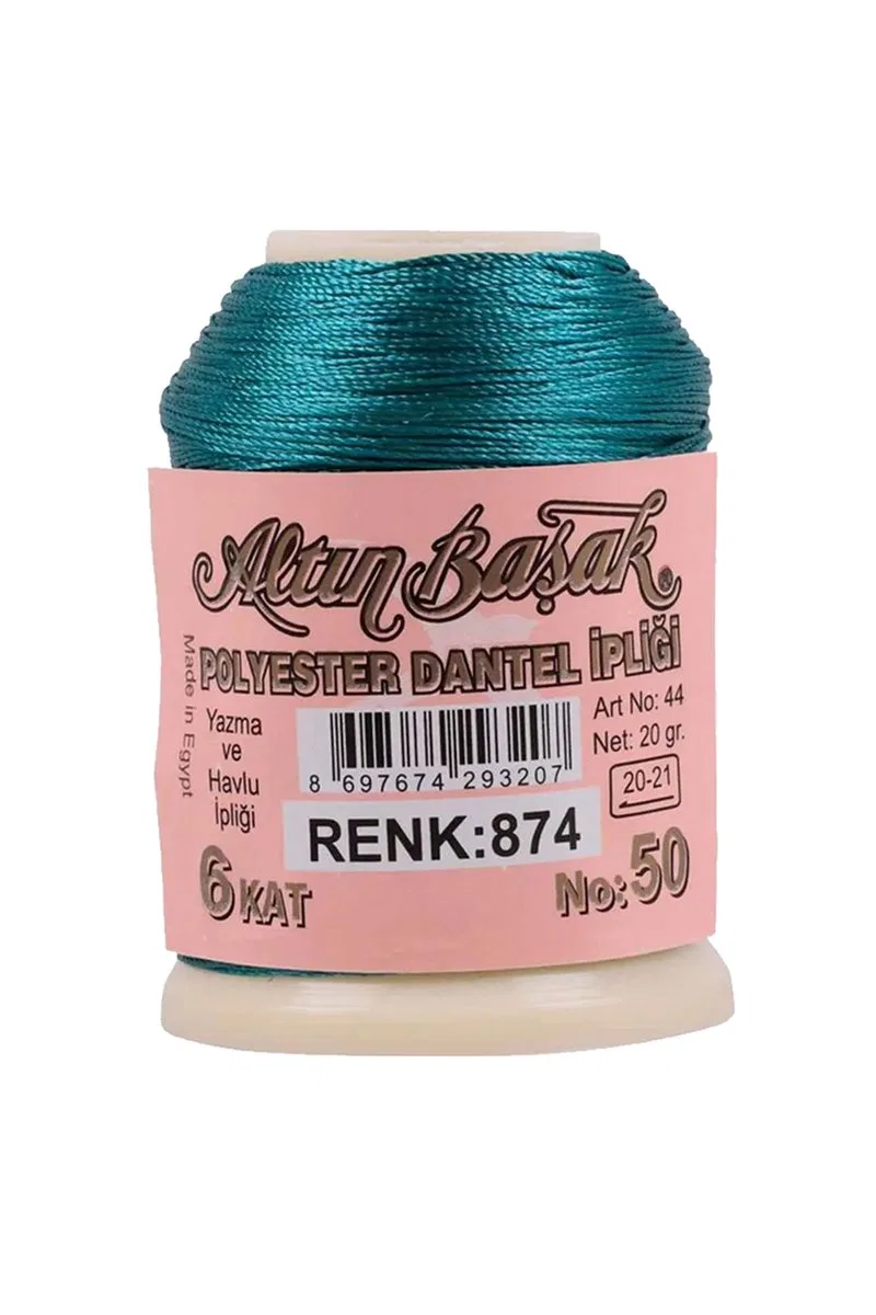 3 Adet Altınbaşak Oya ve Dantel İpi 20 gr - Royaleks - No: 874 görsel 3