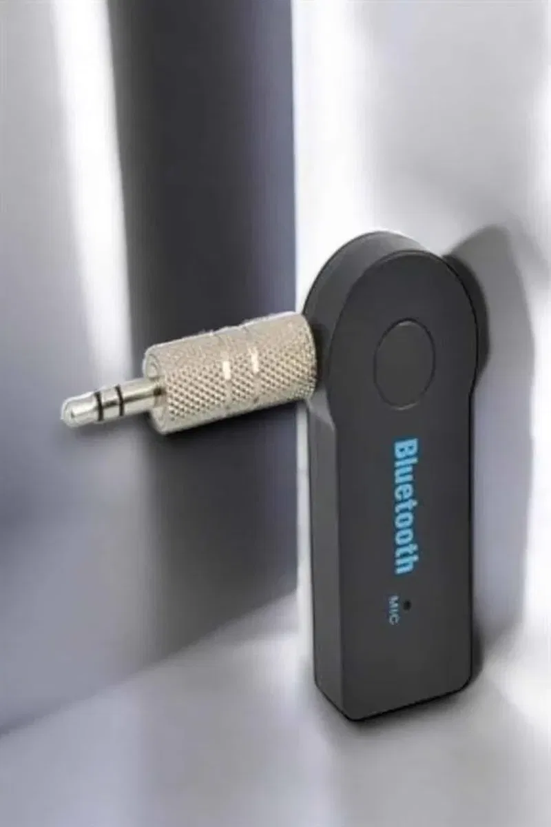 Tüm Araçlara Uyumlu Aux Car Bluetooth Kablosuz Araç Bağlantı Kiti görsel 3