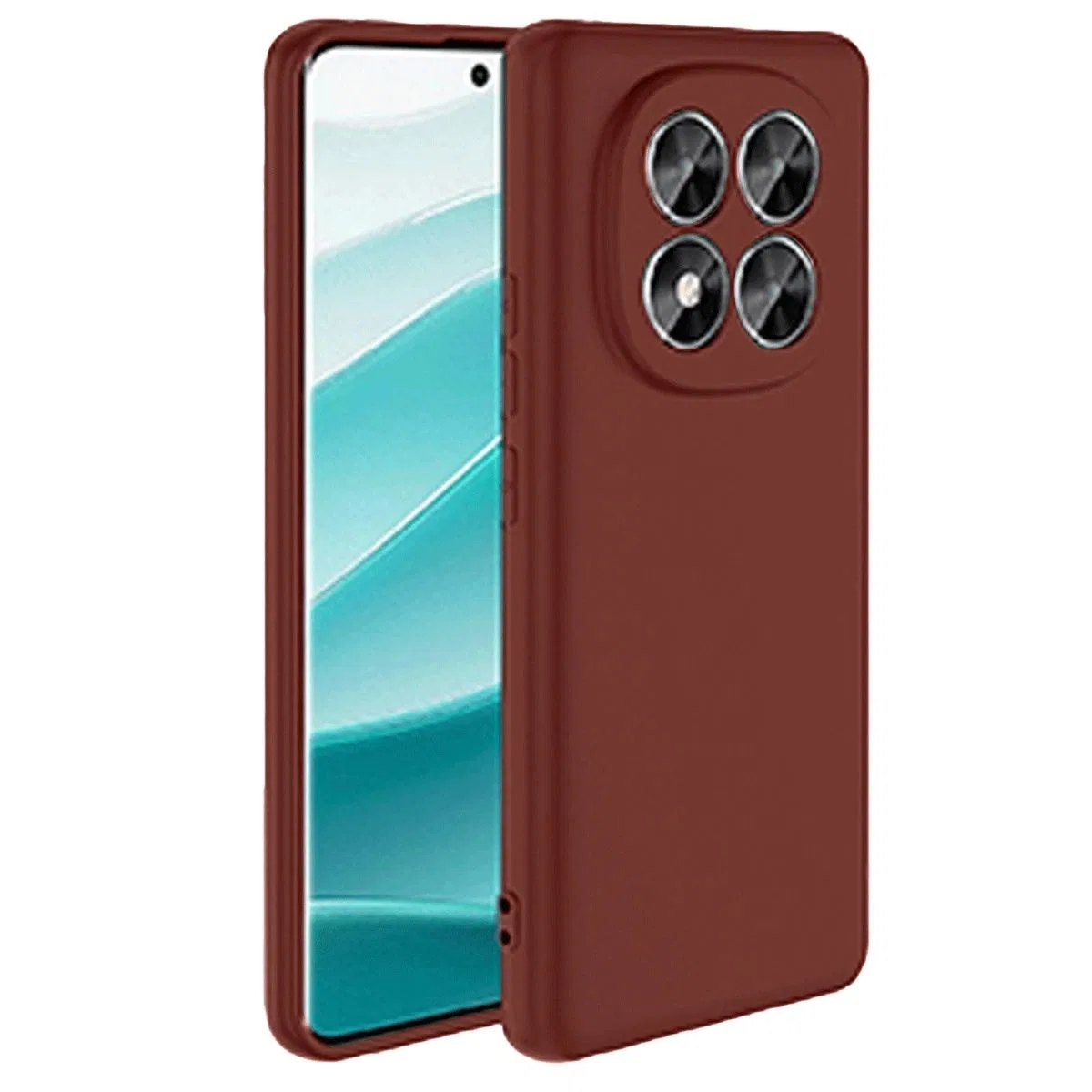 Xiaomi Redmi Note 14 Pro 5g Kılıf First Silikon - Bordo