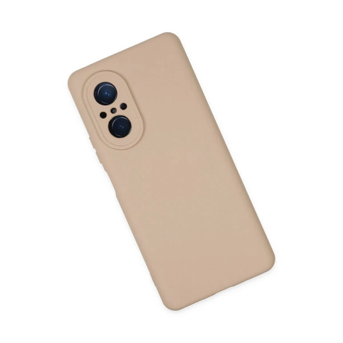 Huawei Nova 9 Se Kılıf Nano İçi Kadife Silikon - Pudra görsel 3