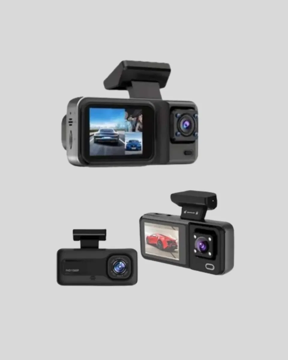 Full HD 3'lü Araç Kamerası Geri Görüş Destekli Park Modlu 1080P DVR görsel 5