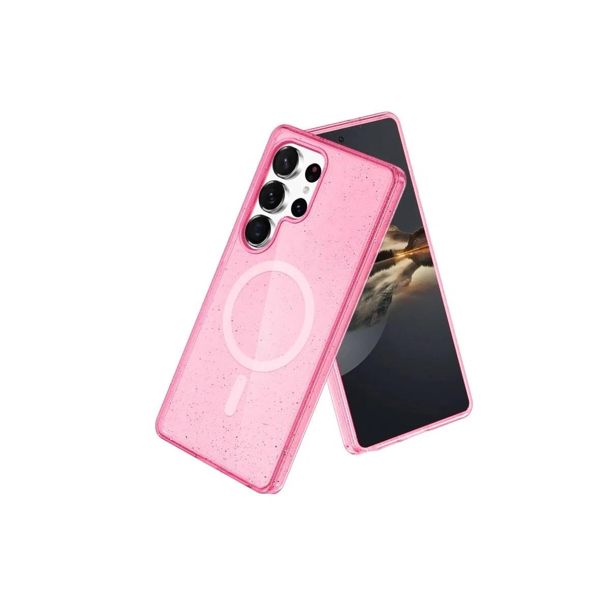 Joko Samsung Galaxy S23 Ultra Kılıf Magsafe Kapak - Pembe görsel 2