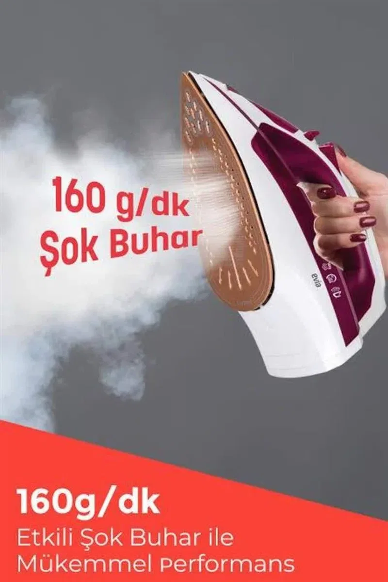 2200W Seramik Kaplama Estetik Tasarımı 360 Derece Dönebilir Kablosu Yeni Nesil görsel 3