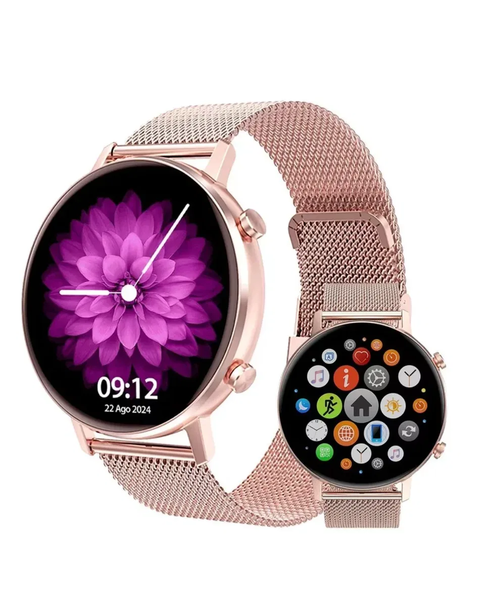 Bluetooth Görüşmeli Akıllı Saat Nabız Ölçerli Spor ve Bildirim Takipli Saat görsel 3