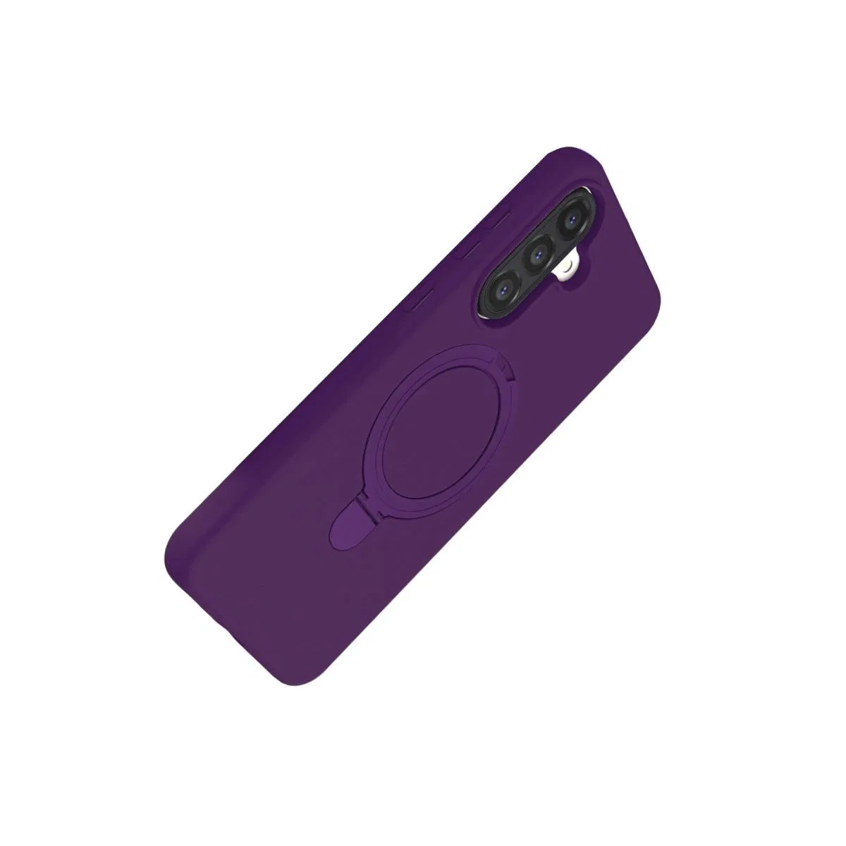Samsung Galaxy A36 Regal Magsafe Standlı Kapak - Derin Mor görsel 4