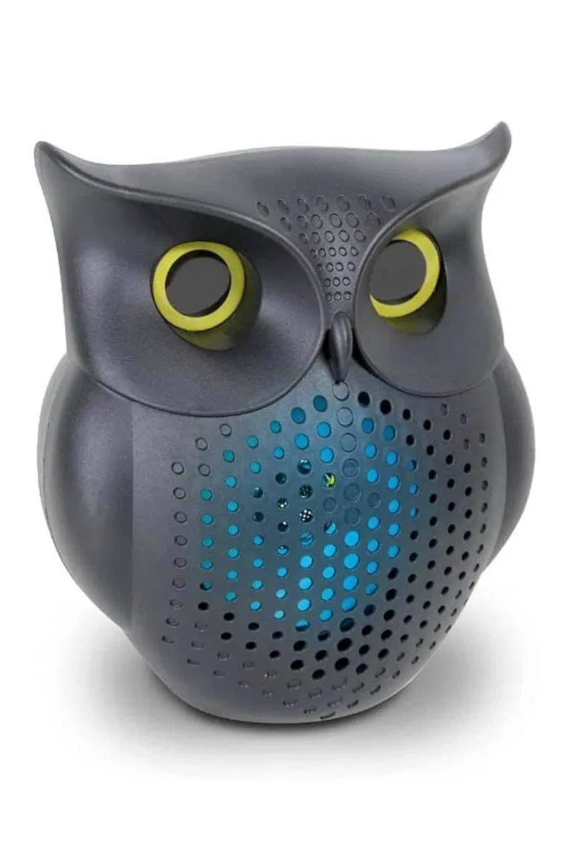 Baykuş Görünümlü Işıklı Bluetooth Speaker Bluetooth Hoparlör görsel 5