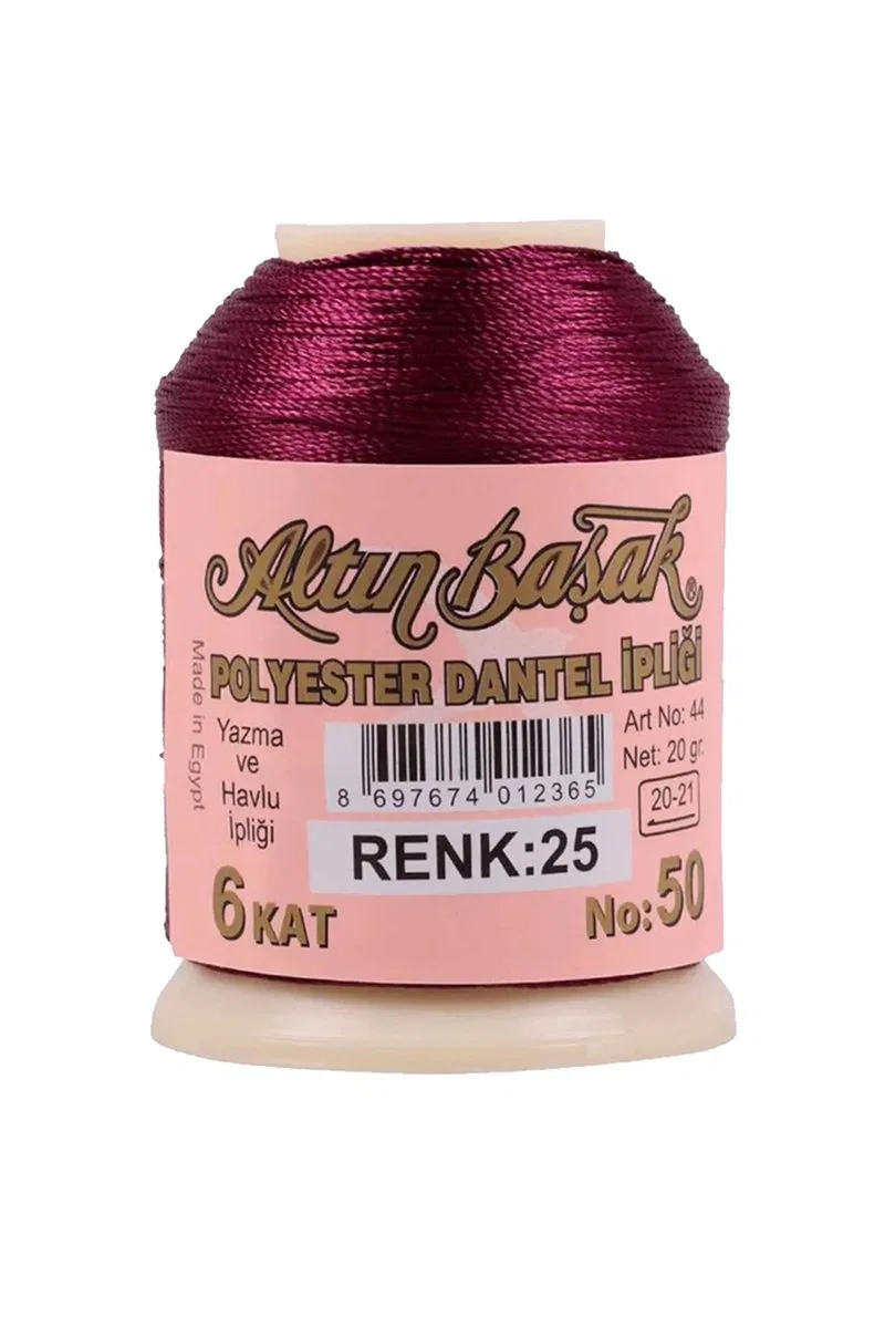 3 Adet Altınbaşak Oya ve Dantel İpi 20 gr - Royaleks - No: 650 - 025 - 292 görsel 4