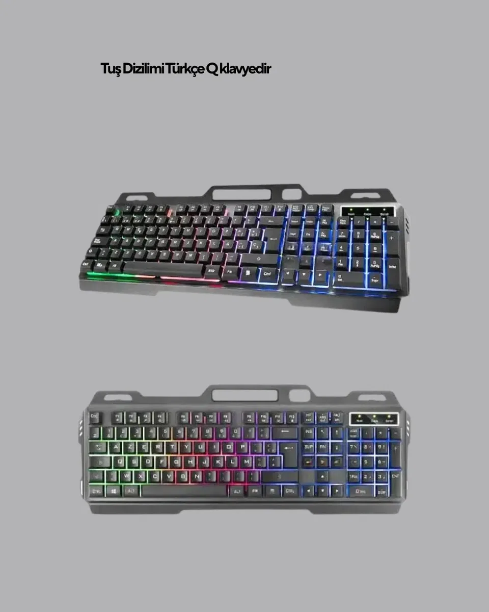 HN01 KULAKLIK + PG-8018 OYUNCU KLAVYESİ SET görsel 2