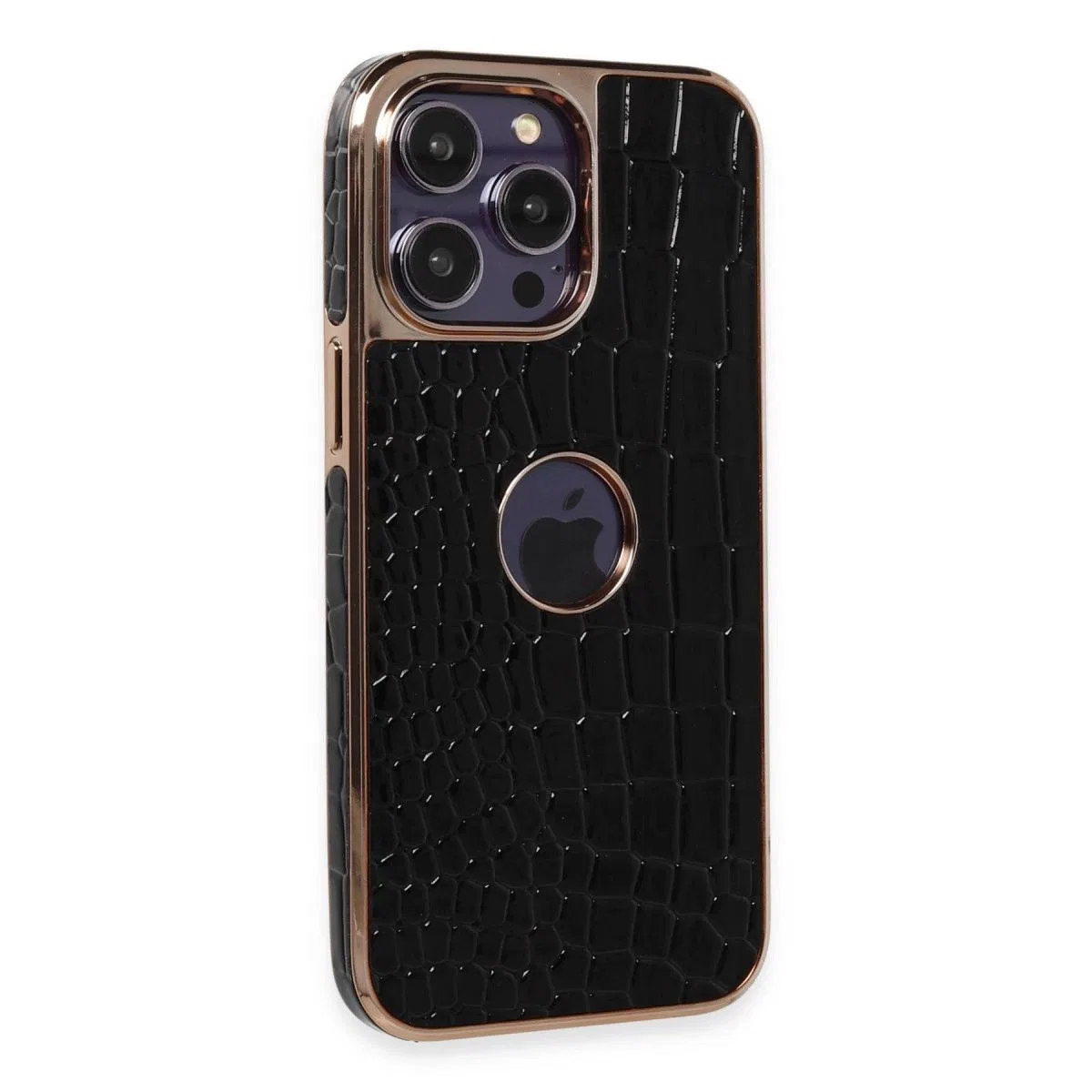Apple İphone 14 Pro Kılıf Snake Kapak - Siyah