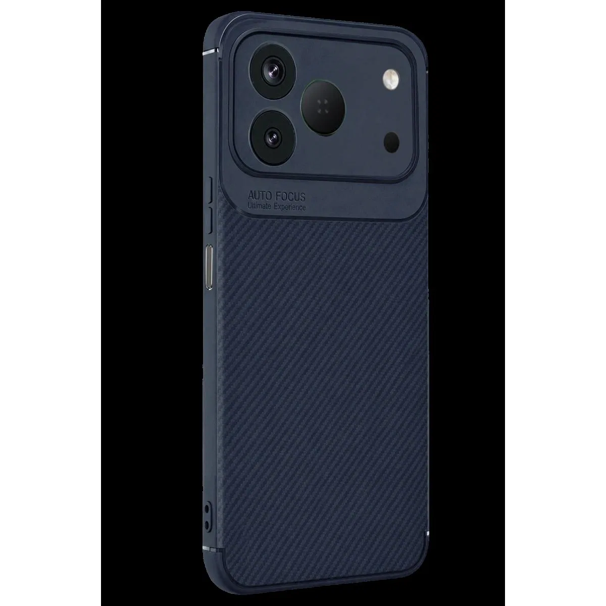 Newface Tecno Spark 50 4g Auto Focus Karbon Kapak - Lacivert