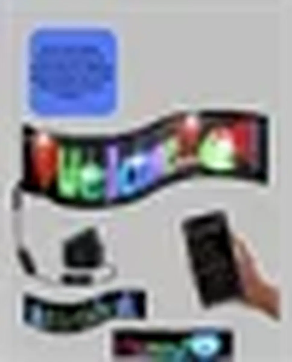 USB Bağlantılı Esnek Programlanabilir LED Tabela – RGB Renkli görsel 5