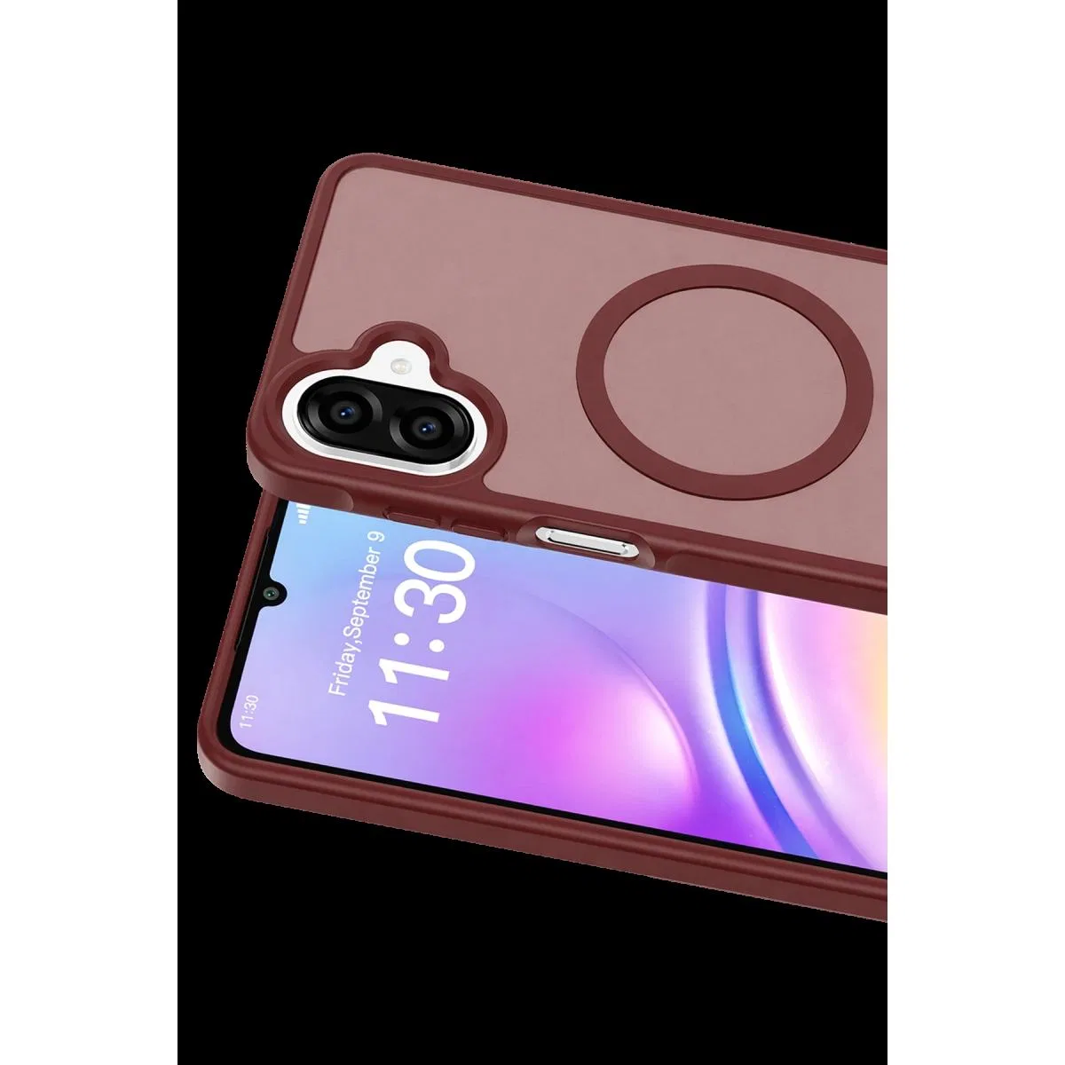 Joko Samsung Galaxy A07 4g Jota Magsafe Kapak - Bordo görsel 2
