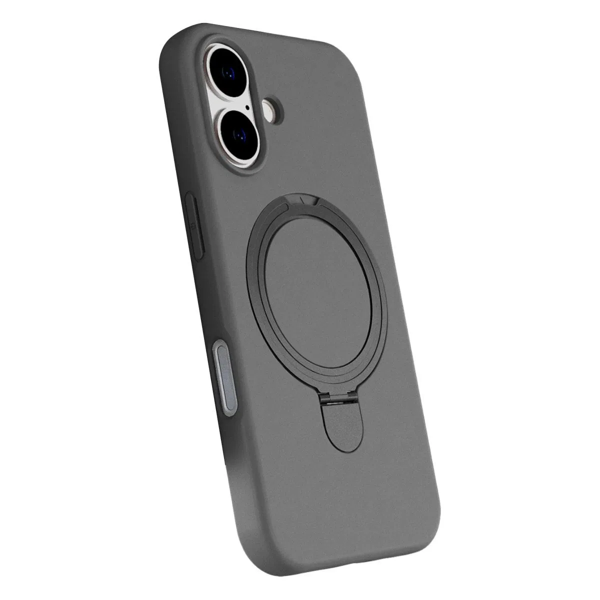 Apple İphone 16 Plus Regal Magsafe Standlı Kapak - Titan Gri görsel 3