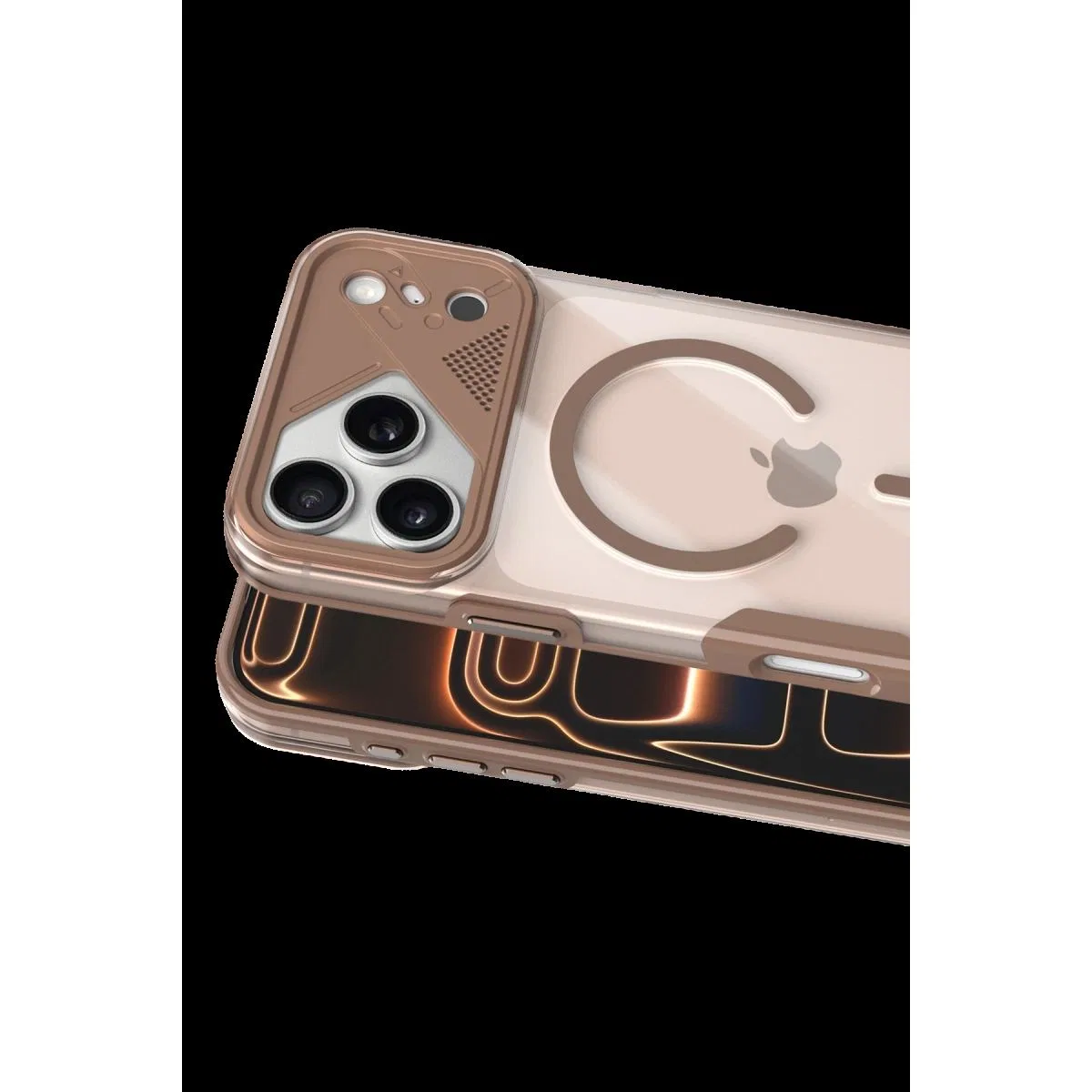 Joko Apple İphone 17 Pro Max Zinko Magsafe Kapak - Çöl Titanyum görsel 2