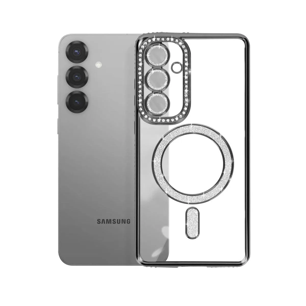 Joko Samsung Galaxy S26 Joke Simli Magneticsafe Kılıf - Siyah görsel 3