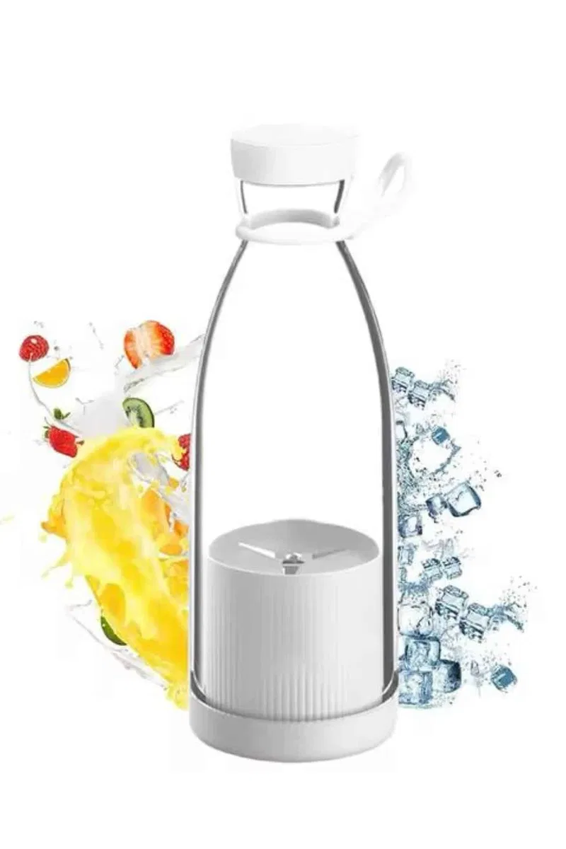 u Geçirmez Kablosuz Şarjlı Dayanıklı Taşınabilir Mini Blender görsel 4