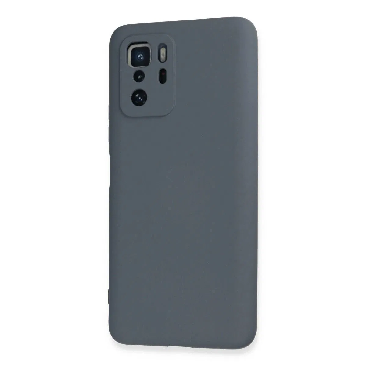 Xiaomi Poco X3 Gt Kılıf Nano İçi Kadife Silikon - Gri görsel 3