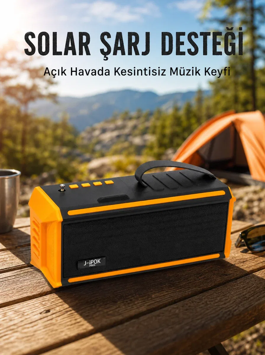 J-IPOX P520 Taşınabilir Bluetooth Hoparlör Güçlü Ses + Radyo Yeni Nesil