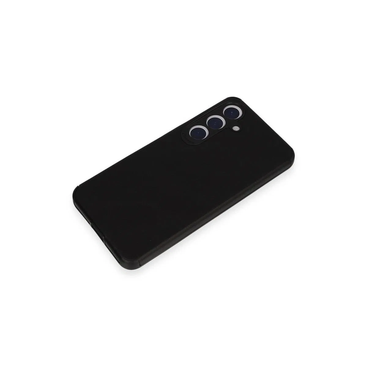 Samsung Galaxy S24 Kılıf Loop Deri Silikon - Siyah görsel 4