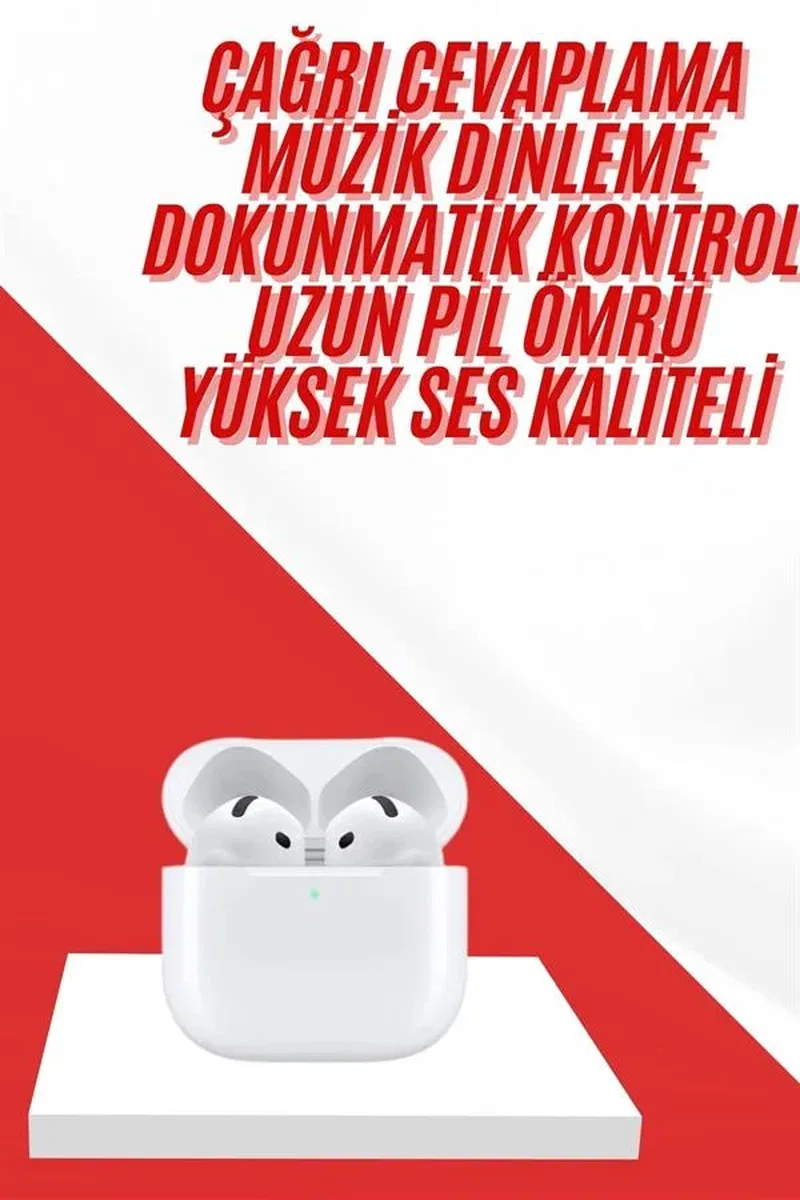4. Nesil Bluetooth Kulaklık Yüksek Ses Kaliteli Dokunmatik Kontrol Özellikli